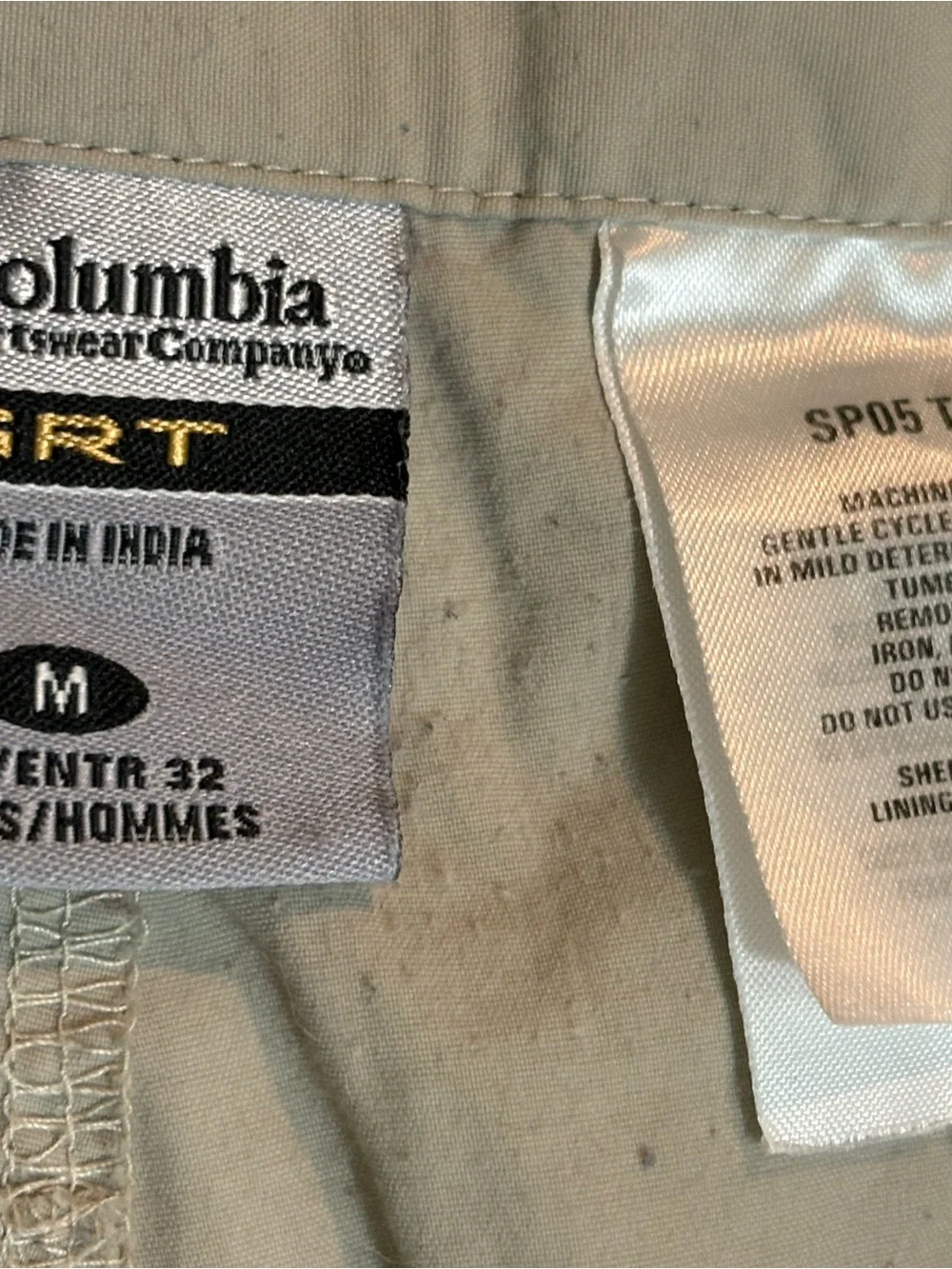 Columbia Silver Ridge Men’s Zip-Off Cargo Pants - Light Stone | Size Medium